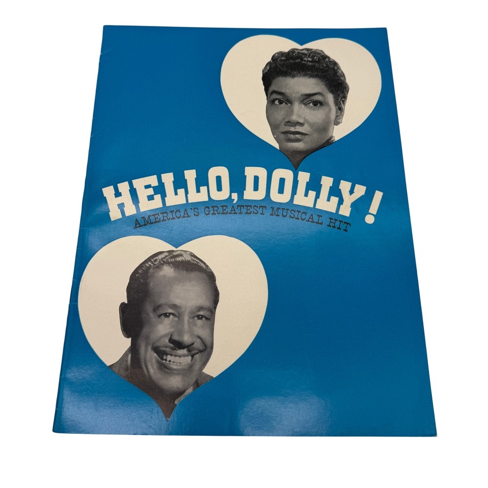 Hello Dolly Theater Program Pearl Bailey Cab Calloway Dallas Texas Vintage 1970